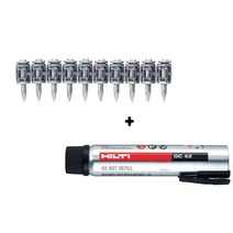 힐티 GX3용 가스핀 가스 캔 세트 1200발 20 27 32 39MM 타정핀, 선택1. 20MM+가스캔