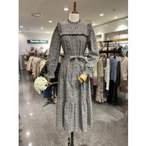 써스데이아일랜드 요크 레이스 프릴 롱 원피스(T218MOP245W)(1272228)