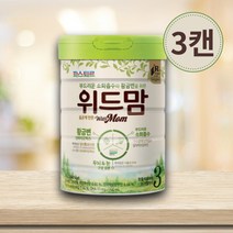 파스퇴르 무항생제 인증 목장원유 위드맘 3단계 750g 3캔, 3개