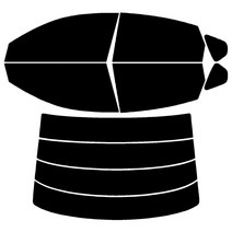 로톰 SM5 측후면 썬팅필름 DIY 셀프 열차단 썬팅지, SM5 2세대 (05-10), RTF-1S 25 (연함), 르노삼성