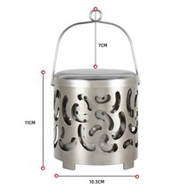 등유난로 휴대용캠핑난로 레트로 석유난로 야외 휴대용 가스 히터 스토브 난방 미니 히터, a, 1개