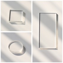 사진 촬영 소품 투명 아크릴 장식품 화장품 사진 촬영 배경, No.2