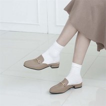 비비핑크 KR6667 여성 블로퍼 여성 플랫 슈즈 여성 단화 여성 발레리나 플랫