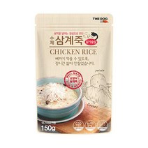 더독 수제 건강 삼계죽 150g 강아지 고양이 건강 보양식, 1개