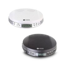 롯데 휴대용 MP3 CD플레이어 핑키-150 외부스피커 튐방지 아답터포함, 블랙