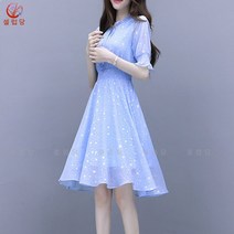 셀럽당 원피스 선녀 쉬폰 스커트 여름 미디엄 A라인 스커트
