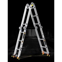 사다리 세이프 계단 풋패드 멀티 기능 엔지니어링 리프트 텔레스코픽 두께가 있는 알루미늄 합금 다락방, 직선사다리9.9미터9단