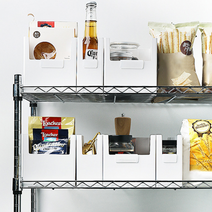 책장 수납 바구니 수건 보관함 콘티 팬트리 박스정리 책 상자 바스켓 서랍장 정리, 좁은형(소)