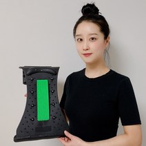 경추 C커브 살려주는 넥스트레처 목스트레칭기구, 블랙, 허리스트레칭기