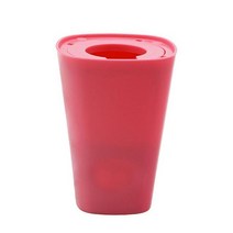 거꾸로 된 하늘 정원 교수형 냄비 거꾸로 화분 화분 보관 바구니 360도 회전 13x9.5x9.5cm, 분홍