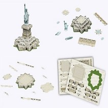페이퍼락 자유의여신상만들기 종이모형만들기 3D퍼즐 종이입체퍼즐, 상세페이지 참조, 상세페이지 참조