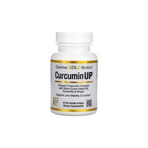 CGN 캘리포니아 골드 뉴트리션 Curcumin UP 커큐민 30 소프트젤 피쉬젤라틴 근경 리좀 오메가3지방산 투메릭 블랙커민씨드오일 보스웰릭산 뿌리줄기