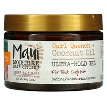 Maui Moisture Curl Quench Coconut Oil 울트라 홀드 젤 340g 12oz