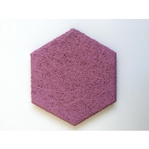 육각형 목모보드 천장텍스 음악 학원 연습실 방음벽 방음부스 흡음판 시공 설치, 한 변의 길이. 컬러 100mm