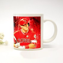 와우박스 야구 LA 에인절스 마이크 트라웃 머그컵