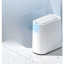 리필 쓰레기통 T3 휴지통 쓰레기봉투 휴지통 센서, 12L 이상 흰색+1 상자 쓰레기 상자