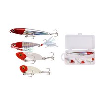 MANA 하드베이트 4종set 보관통 루어 미노우 메탈지그 미끼, 70g, #랜덤