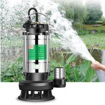 oem 농업용 수중 모터 펌프 양수기 오수배수 관수 수영장, 1100W + 10M호스개