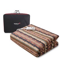 보국전자 라이언킹 캠핑 전기요 BKB-0654K + 보관 가방, 혼합색상, 킹(180 x 200 cm)