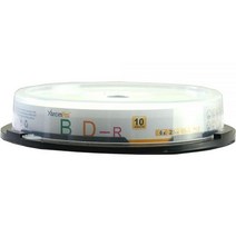 XtremPro Bd-R 6 X 25GB 135분 블루레이 10팩 빈 디스크 스핀들 - 11049