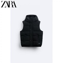 zara 자라 ZARA2023 가을 신작 남성 질감 후드 조끼 6985453 800734687687084-j