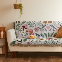 [아르페지오베이직] 던스트 자카드 쇼파블랭킷, 단품