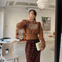 빈스홀릭 마리 퍼프 라운드 니트