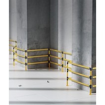 중앙분리봉 시선유도 주차구획 도로 규제 탄력 안전봉 경계 경고 용품 표시기둥 오뚜기 반사봉, 口타입 모양 1미터x1미터x1미터