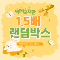 [곰띵문구점] 떡메모지만 1.5배 랜덤박스 떡메만, 5만박