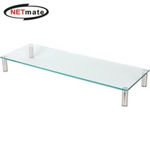 강원전자 넷메이트 NM-GCD03N 다용도 강화유리 받침대(클리어/대), 상세페이지 참조, 상세페이지 참조