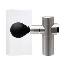 4단 휴대용 usb 충전식 근육 이완 마사지 근막 총 피트니스 운동 근육 이완 목 멤브레인 기계, 은