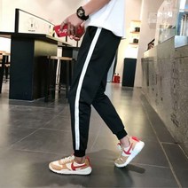 PGM1*^몰남성 트레이닝 바지 옆굵은줄 밑단 시보리 SH-7055 트레이닝복 하의 츄리닝 운동 헬스용^*1췤pgm