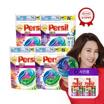 퍼실 디스크 캡슐 세제 파우치형 38입x4개 컬러/라벤더_퍼실300ml 2개, 컬러