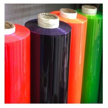 칼라 연질PVC 1m 재단, 0.3T_120cmX1m, 보라투명
