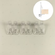 투명 플라스틱 선반 받침 홀더 거치 보드 합판 거치대 걸이 지지대 받침대 장롱 진열장 받침 촉 다보, A