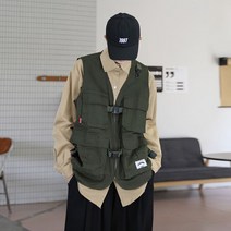 캠핑조끼 스트릿 봄가을 포켓 멀티