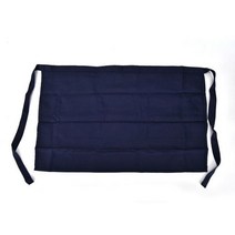 린넨앞치마 방수 미용 바리스타 카페 원피스 에이프런 블랙 하프 앞치마 케이터링 베이킹 바 호텔 웨이터 주방 홈 2 포켓 여성 남성 면화 짧은 허리 요리사, NY