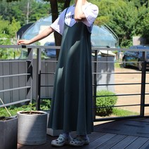 모찌봉 / 빅사이즈 편안한 데일리 끈 나시 롱원피스