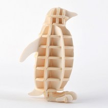 신상Diy 모델 만들기 키트 귀여운 동물 나무 퍼즐 블록 3D 조립 교육 완구 스마스, 18 Q-18, 한개옵션1