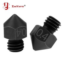 3D프린터노즐 MK8 high temperature Hardened Steel Nozzles for 3D printer PEI PEEK or Carbon fiber HOTEND E, [03] 0.6MM