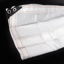 TPU창 패널 4 가지 색상 85% 음영 자외선 방지 HDPE 차양 그물 발코니 안전 개인 정보 보호 화면 정원 마당 울타리 햇빛 그늘 Sails, 05 White_21 2mx8m