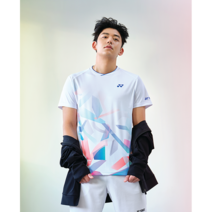 (예약판매)요넥스 티셔츠 2023SS 231TS029M WHITE 남성 배드민턴 경기복 게임웨어 반팔 티셔츠 오남스포츠