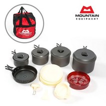 국산 mountain equipment 캠핑 코펠세트 7~8인용 초고급 알루미늄사용 뛰어난열전도율 혼합색상 전용가방 코펠
