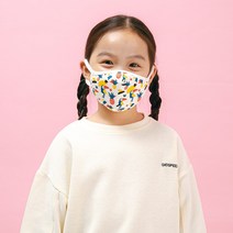 봄가을용 돌전아기 신생아 유아 아동면마스크 무형광 KC인증 초소형 사계절착용