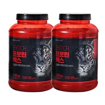 프로틴어스 라이거 프로틴 맥스 복합단백질 보충제 1.82kg, 01_2통(3.64kg)