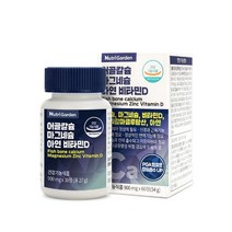 뉴트리가든 어골칼슘 마그네슘 아연 비타민D, 1개, 단품