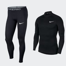 나이키 스우시 레깅스 타이즈 컴프레션 머슬핏 헬스복