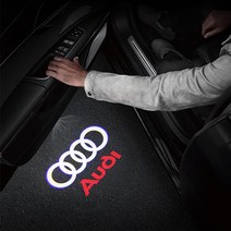 아우디 Q7 4k 무결점 유리가공 LED 도어라이트 1ps 4M, 기본 타입