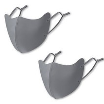 광대커버 마스크 남여공용, 딥그레이 2장, 1개