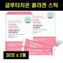 글루타티온 먹는 글루타치온 분말 파우더 엘라스틴 저분자콜라겐 피쉬 피시 콜라겐 스틱 2통, 2개